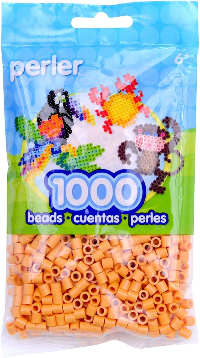 Perler Beads Fuse Beads for Crafts, 1000pcs, Yellow