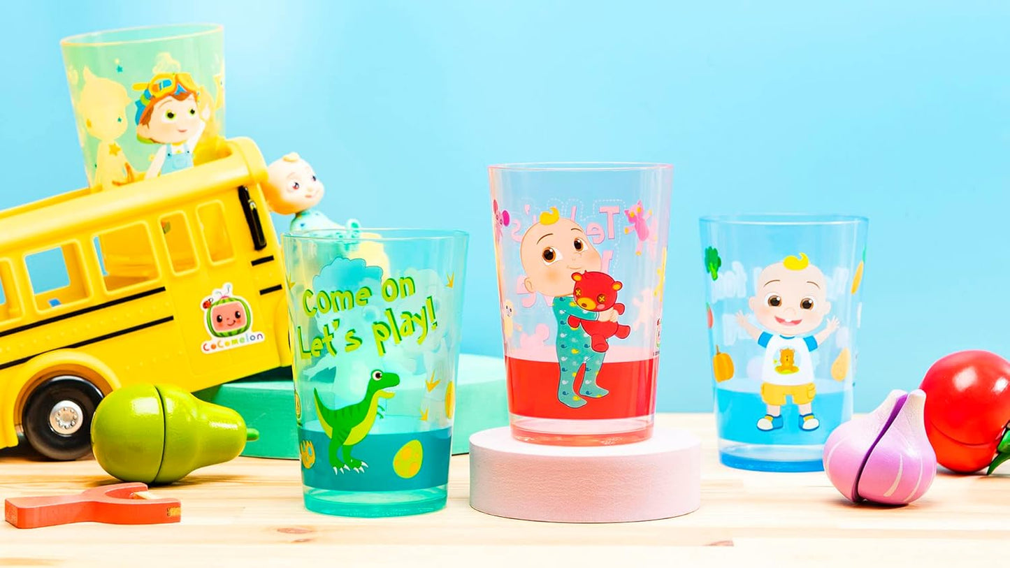 Zak Designs 14.5oz Disney Frozen 2 Nesting Tumbler Set Includes Durable Plastic Cups, Fun Drinkware is Perfect for Kids, 4pk (14.5oz, Anna & Elsa & Olaf)
