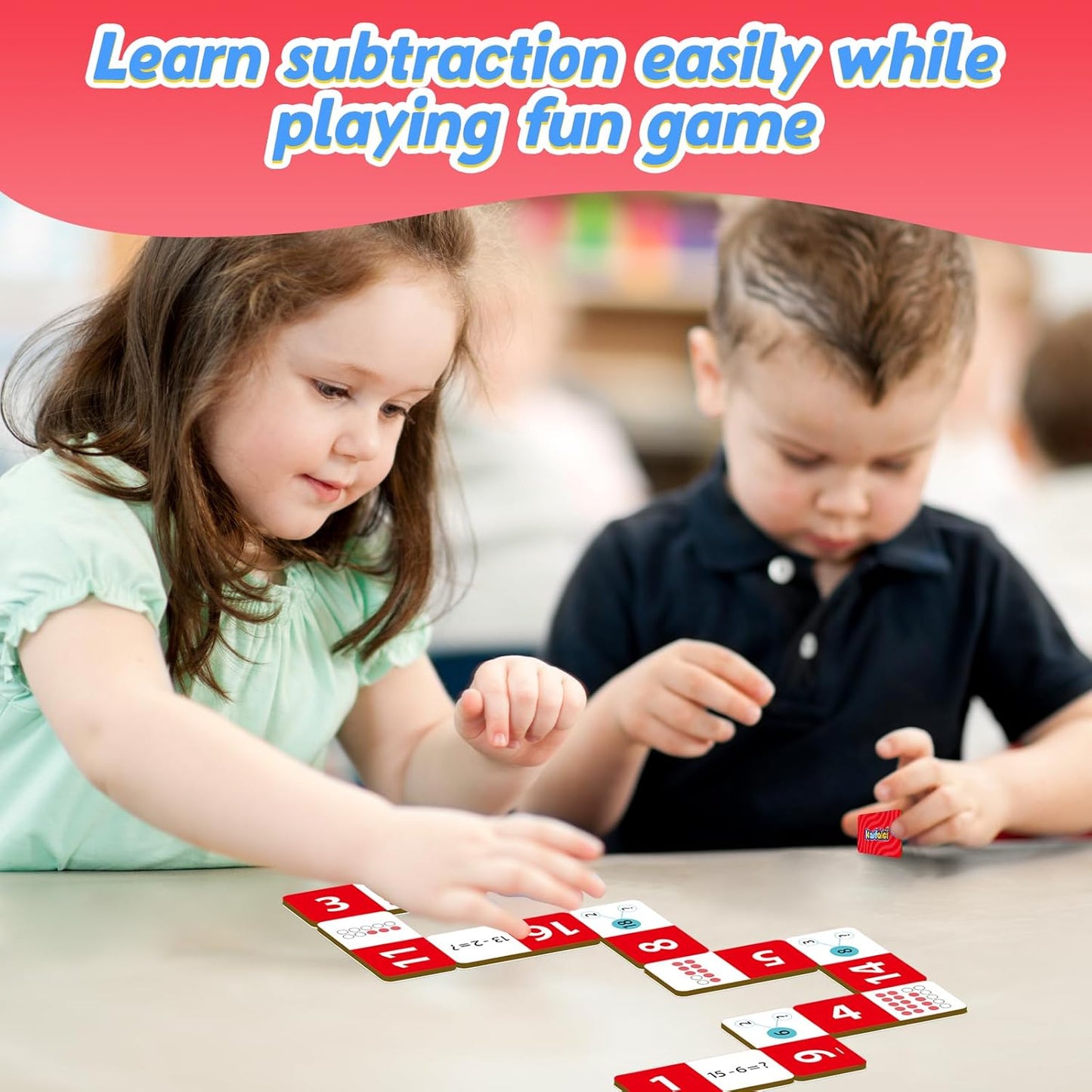 Kasfalci Multiplication Dominoes Set,Math Manipulatives Games for Kids,Counting Toy,Learning Games,Preschool Learning Activities,Homeschool Supplies,Kindergarten Classroom Must Haves,1st 2nd 3rd Grade