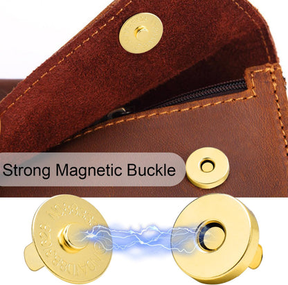 CooBigo 24Sets Magnetic Snaps for Purse Closures 18mm Magnetic Fastener Replacement Kit Magnetic Snaps for Purses and Totes Clothing Bag DIY Craft (Silver)
