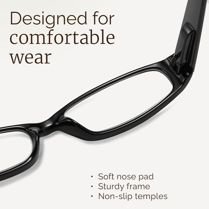 Gaoye 4-Pack Readers for Women, Blue Light Blocking Reading Glasses, Stylish Reading Glasses for Women in 4 Patterns