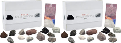 EISCO Rock Cycle Kit - 12 Pieces - Metamorphic, Igneous & Sedimentary Rocks - 1" Specimens - Geology Activity for Ages 8+