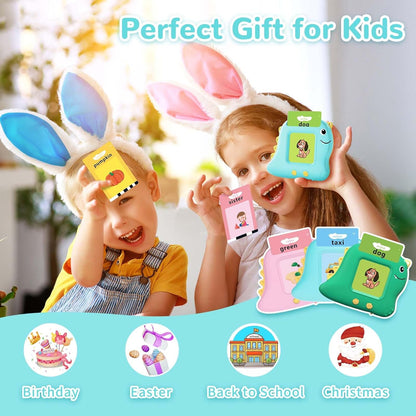 Alotwan Toddler Toys Talking Flash Cards with 510 Sight Words, Montessori Learning Toys for Toddler 1-3 2-4, Autism Sensory Speech Therapy for Boys Girls 2 3 4 5 6 Year Old Kids Gifts