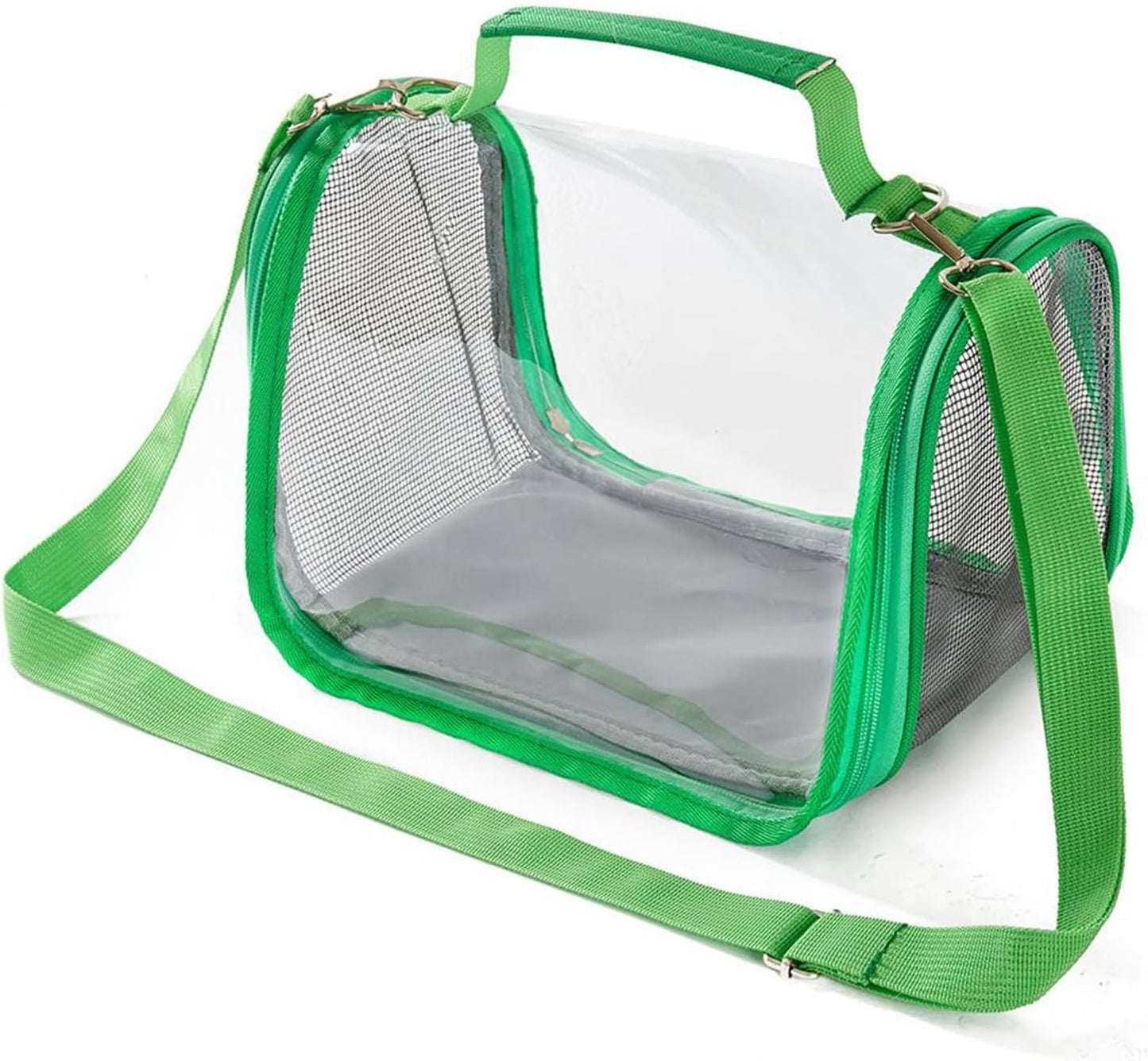 Butterfly Habitat Cage, Foldable Clear Mesh, 26x19x19.5cm, Butterfly Habitat Net, Transparent View Terrarium, Caterpillar Growing House, for Kids, Adults, Family