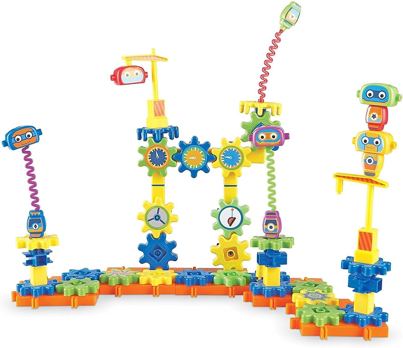 Learning Resources Gears! Gears! Gears! Space Explorers Building Set - 77 Pieces, Ages 4+, STEM Activities, Fine Motor Skills, Toddler Explorer Kit, Science and Construction, Boys and Girls Gifts