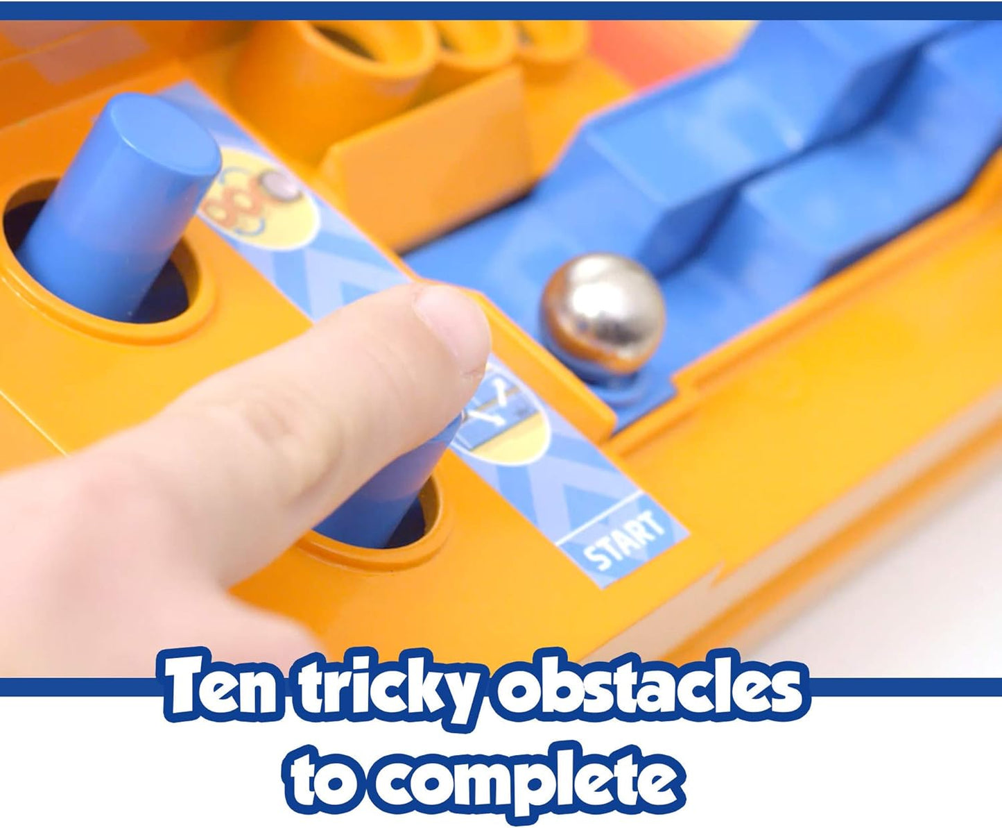 TOMY Screwball Scramble Level Up Marble Maze - Vertical Beat-The-Clock Marble Run Game - Skill & Dexterity Challenge - 1–4 Players - Ages 5+