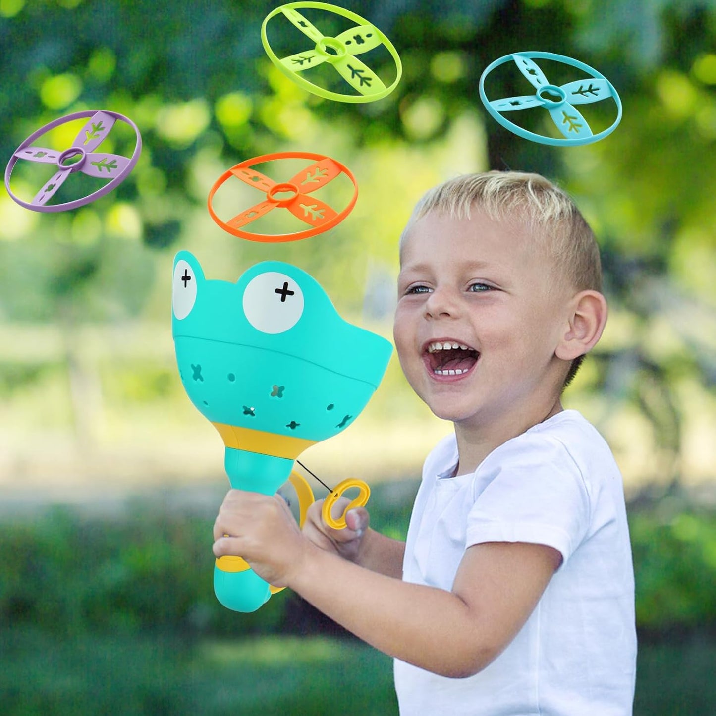Outdoor Toys for Kids Ages 4-8 Kids Outdoor Flying Toys Manual Capture Catching for Toddlers 3 4 5 6 7 8 Years Old Christmas Easter Birthday Gifts Boys Girls