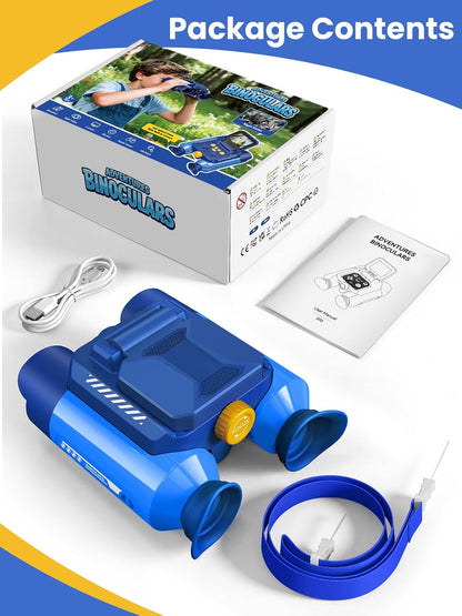 Acoath Binoculars for Kids with Night Vision Camera, Kids Telescope, 10X Optical Zoom, Magic Adventures Telescope Toys Gifts for Age 3, 4, 5, 6, 7, 8, 9, 10+ Years Old Boys Girls