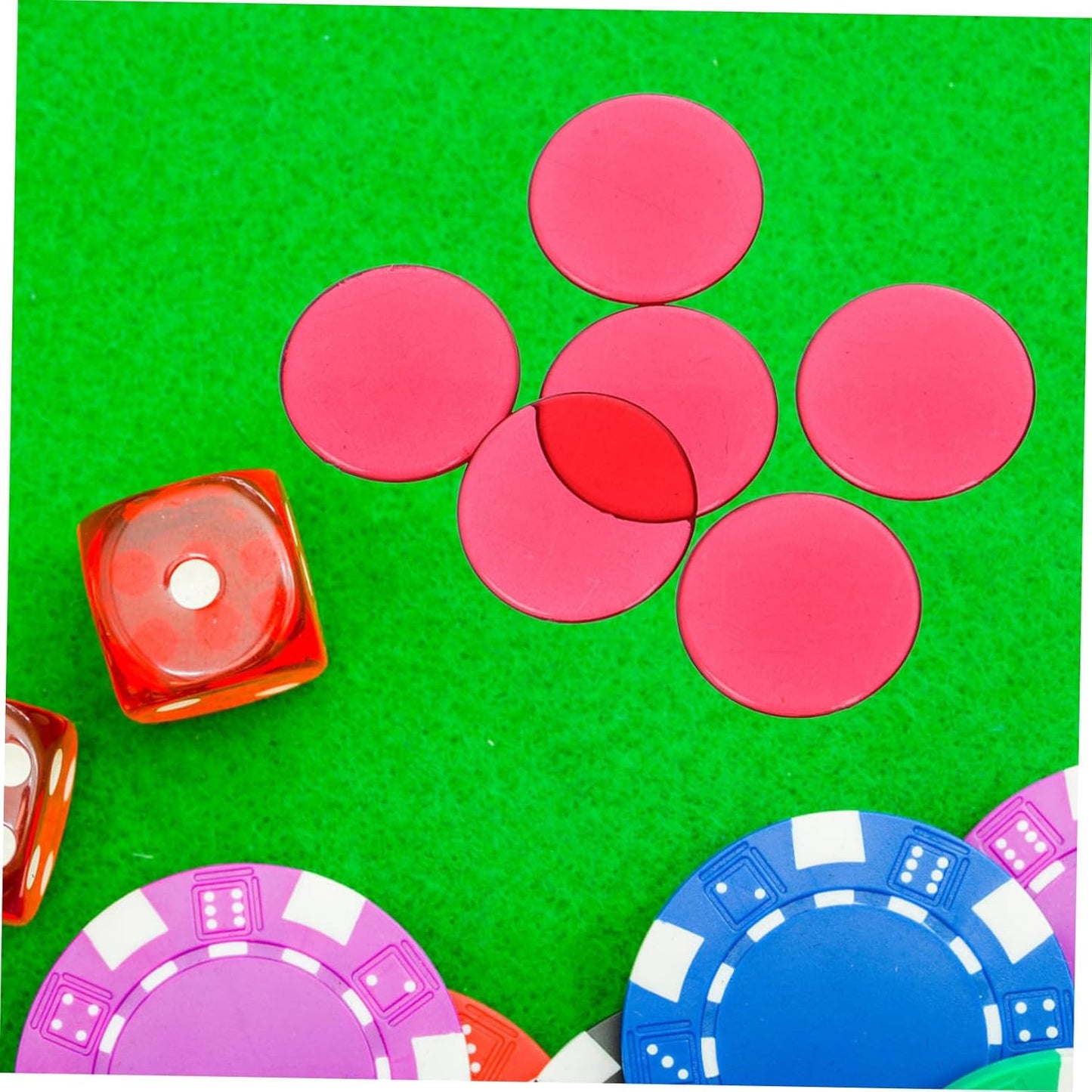 Bingo Chips Game Token Disc Counting Chips Bingo Markers Game Tokens Counters for Games Math Counters