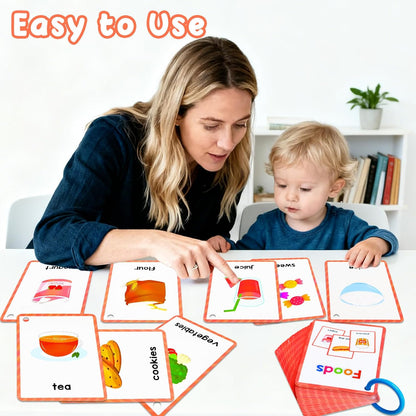 Learning Flashcards Number, 28 Different Number Educational Cards, Social Learning Card for Kids