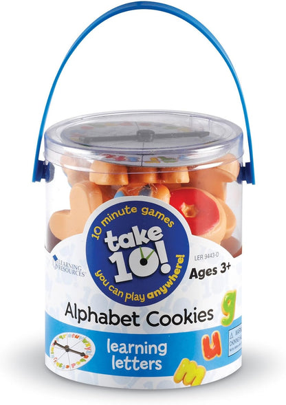 Learning Resources Take 10 Shape Finder Cookies, Early Vocabulary Skills, Gross and Fine Motor Skills, Ages 3 and Up