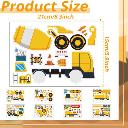 24-Sheet Make Your Own Science Sticker Kit | Microscope, DNA & Scientist Designs - Reusable Educational Decor for Classrooms & Kids Rooms