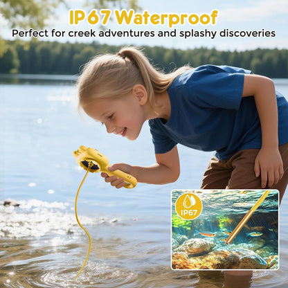 Borescope Camera for Kids - STEM Science Educational Toy for 4-12 Years Old Boys & Girls | Birthday Gift for Outdoor Adventures & Nature Discovery (Green)