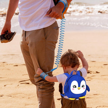 Accmor Toddler Harness Backpack Leash, Cute Dinosaur Backpacks with Anti Lost Wrist Link, Cute Mini Child Backpack Wristband Tether Strap and Protection Leashes for Boys Girls Aged 1-3 Years