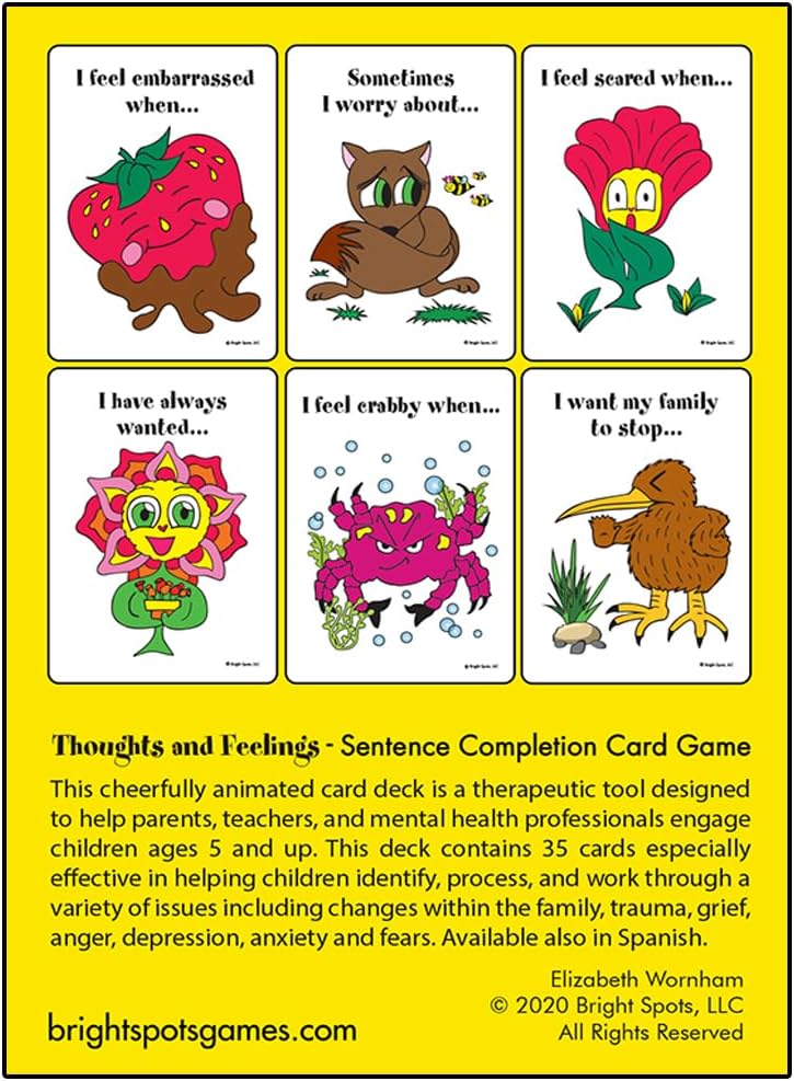 Bright Spots Thoughts and Feelings: A Sentence Completion Card Game Card Games