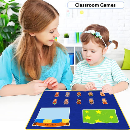 Ten Little Bears: A Counting Rhym Felt Toys Flannel Board Stories for Preschool Kindergarten Learning Activities Bedtime Stories