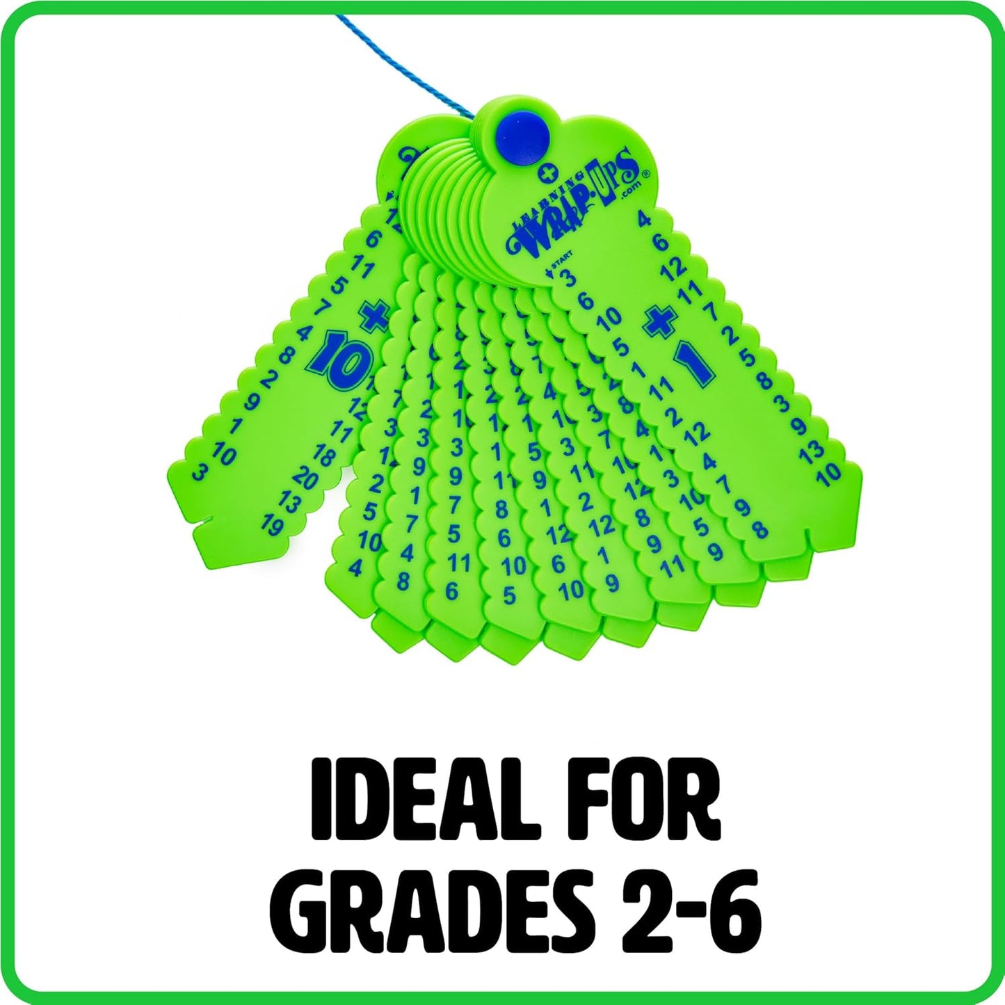 Learning Wrap-Ups Multiplication Keys - Self Correcting Math Tool for Kids Grade Level 2-6