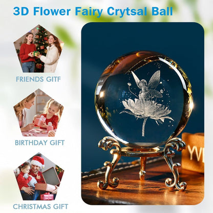 3D Solar System Crystal Ball Universe Gifts 60mm Glass Astronomy Globe Decor Science Planets Model Gift Space Themed Gifts for Space Enthusiasts and Model Collectors
