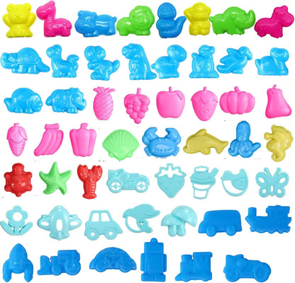 Unleash Creativity with 6 Unique Dino Molds Dough Toys Dough Accessories Set.Ideal as a Gift for Kids Aged 3-4-8 Years