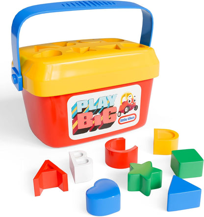 Lollipop Educational Toddlers Little Tikes Shape Sorter - Shapes and Letters - Big Play for Learning - Easy Storage 8 Shapes and Letter Sorter Great for Kids 10 Months+