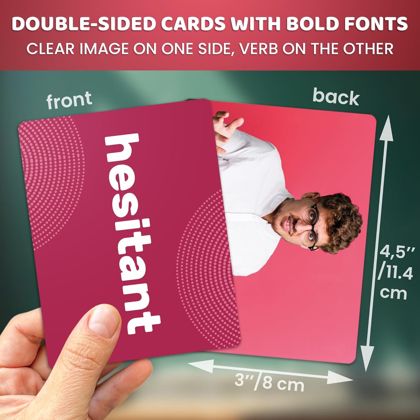 QUOKKA 104 Noun Flash Cards Set – Kids and Adults Vocabulary Builder for ABA Therapy, Early Childhood Education, and ESL Teaching – Picture Cards for Speech Therapy and Vocabulary Building Activities