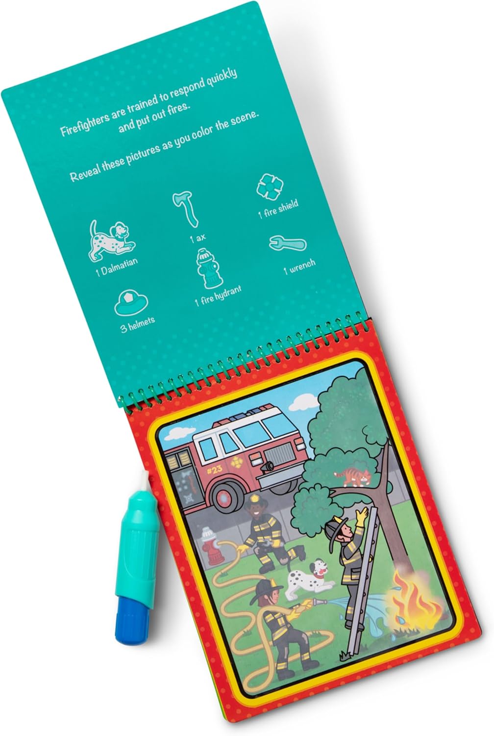 Melissa & Doug On The Go Water Wow! Mess Free Coloring Book, Reusable Water-Reveal Activity Pad, Vehicles, Travel Toys, Party Favors, for Toddlers & Kids Ages 3+ - FSC Certified