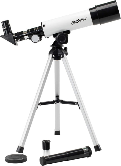 Educational Insights GeoSafari Starview Telescope - Kids Telescope for Beginners, Beginner Astronomy Telescopes, Stargazing & Viewing Planets, Home or Classroom Set, Space & STEM Gifts for Ages 7+