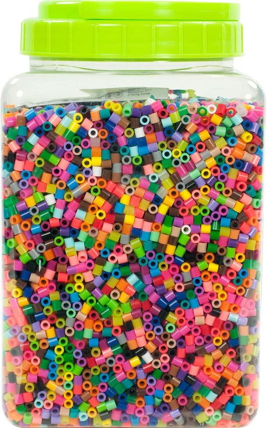Perler Multi-Mix Fuse Beads Jar, Assorted Colors, Pack of 22000 (PER17000)