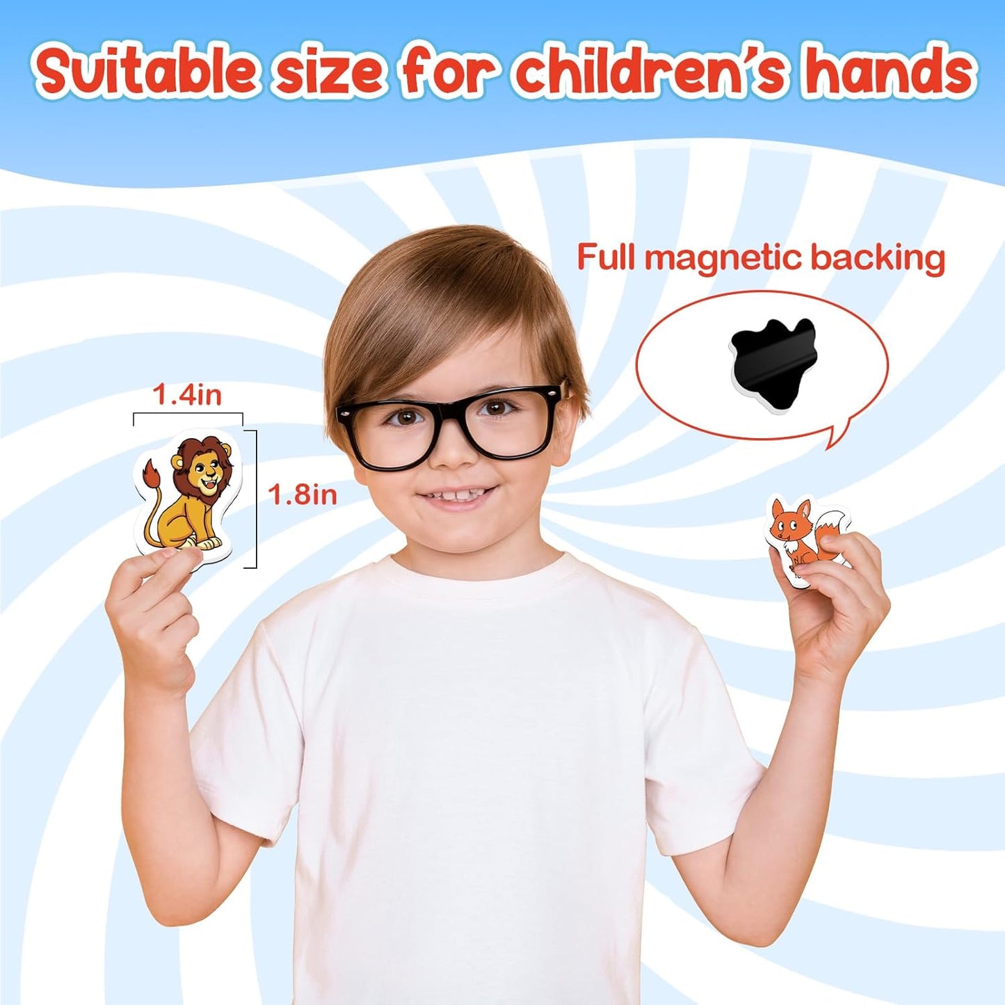 Kasfalci CVCC & CCVC Word Games, 50 Magnetic Foam Objects Fridge Magnets for Kids, Speech Therapy Toys for Toddler, Learn to Read Spelling Reading Learning Phonics for Preschool Kindergarten Classroom