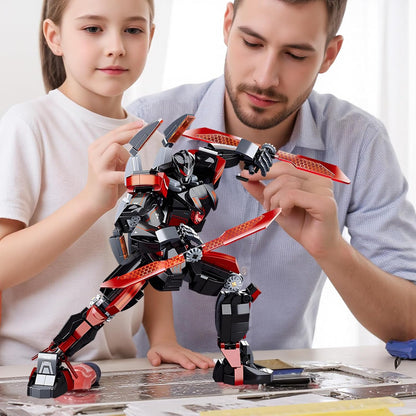 Ice Warrior Mech Building Blocks Sets Transforming Mech Robot Building Kits Mech Action Figures Model Toys Gift for Adults Kids Teens 561 PCS