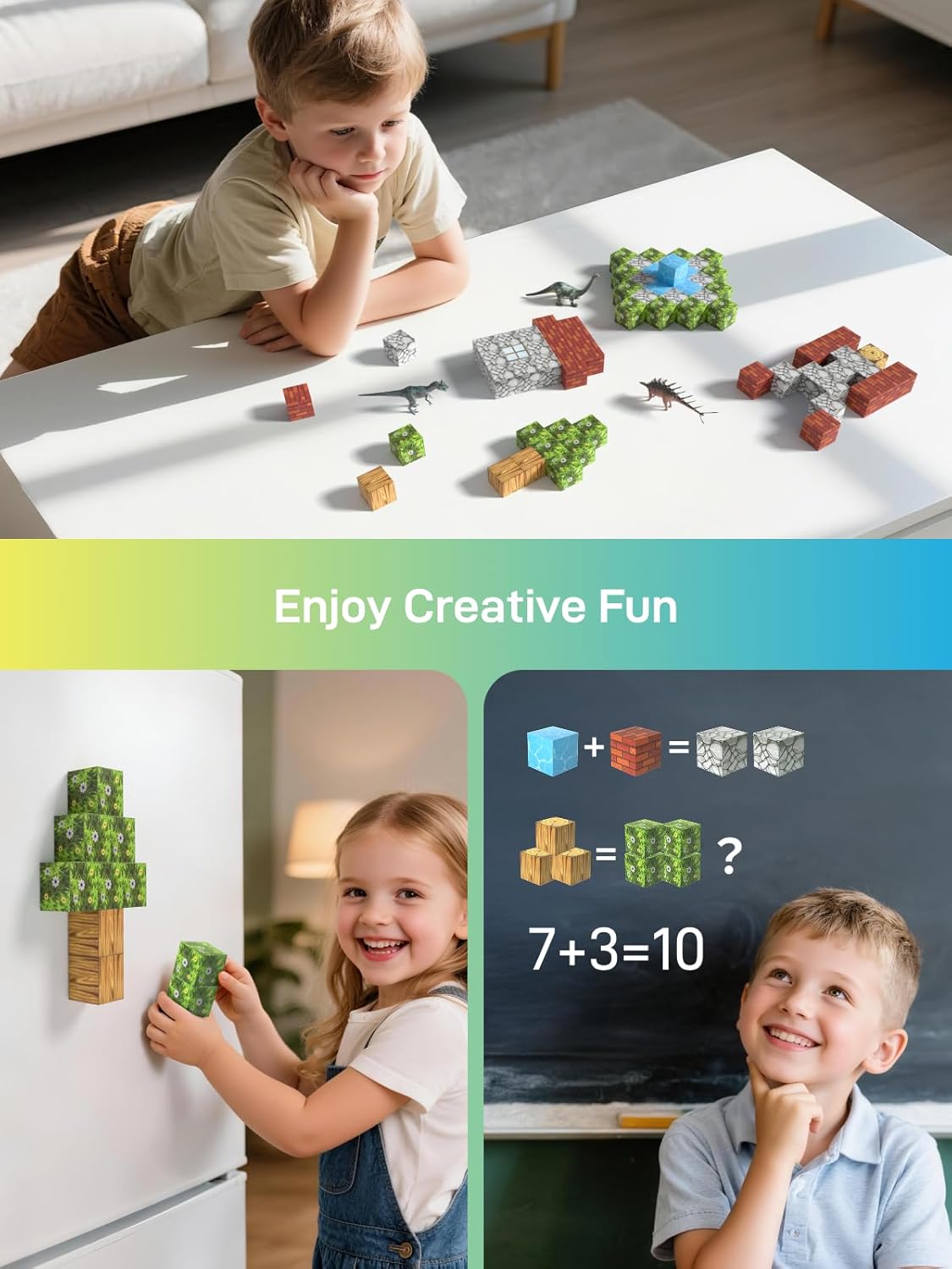 Veecafiodi 50 in 1 Science Kit for Kids 6-12, STEM Toys for Kids Age 8-12, Educational Building Toy for Boys Girls, Motorized Engineering Set, Birthday Gift
