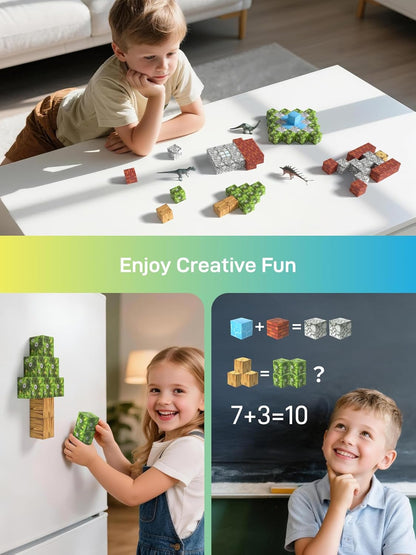 Veecafiodi 50 in 1 Science Kit for Kids 6-12, STEM Toys for Kids Age 8-12, Educational Building Toy for Boys Girls, Motorized Engineering Set, Birthday Gift