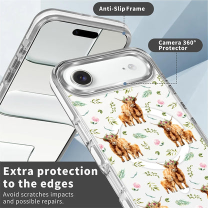 for iPhone 17 Pro Max Case [Compatible with Magsafe],Girls Women Clear Magnetic Case Silicone Shockproof Protective Cover with Pattern Colorful Motivational Letters