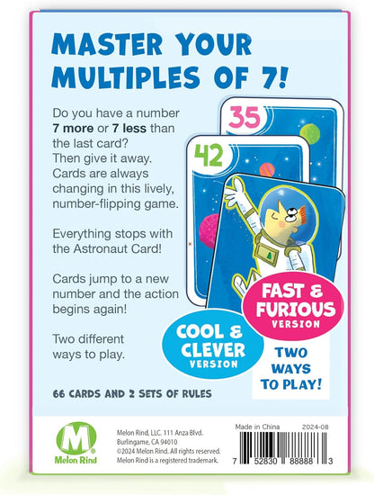Melon Rind Jump 1, Math Game for Kids Learning Adding and Subtracting by 1, Lively, Card Game, Quick Activity for Boosting Math Confidence, Easy Screenless Fun, Perfect for Kindergarteners, Ages 5+