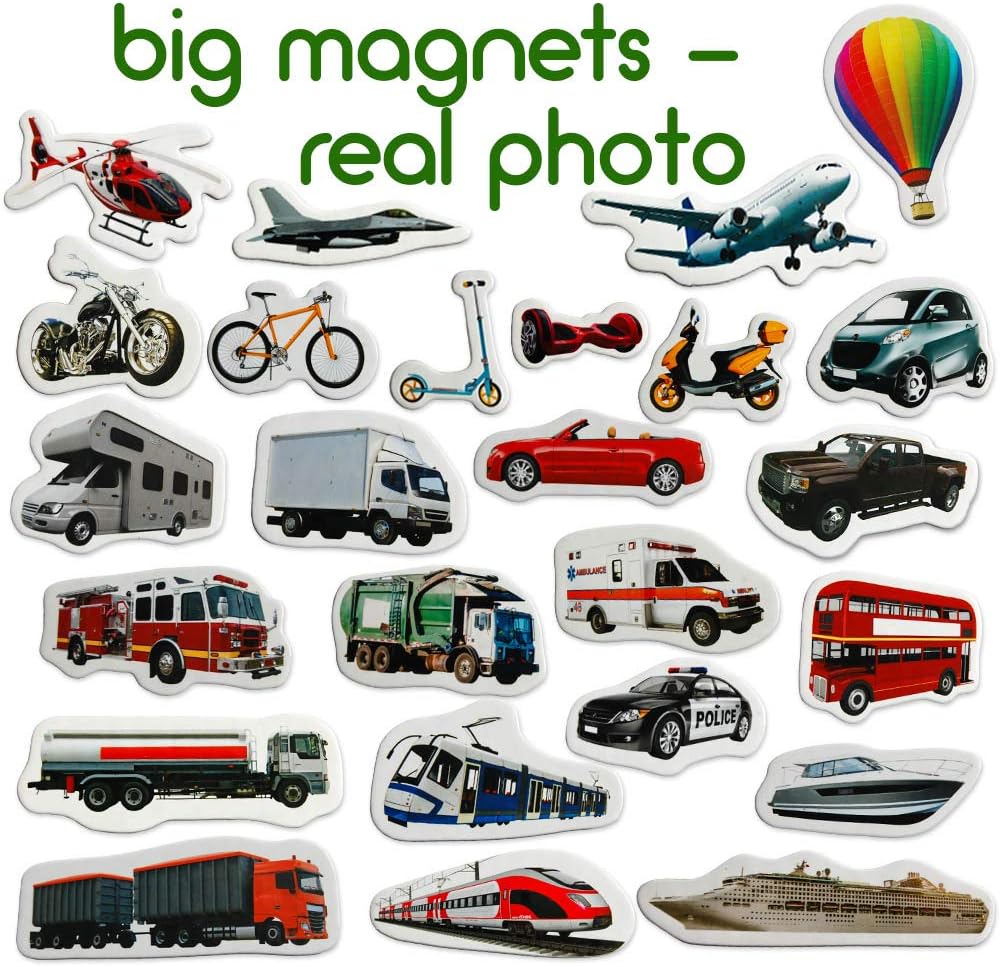 Solar System Fridge Magnets for Kids - Magdum - 22 Realistic Space Magnets for Toddlers - Real Refrigerator Magnets - Planets for Kids – Magnetic Universe - Science Toys for Children - Astronomy Gifts