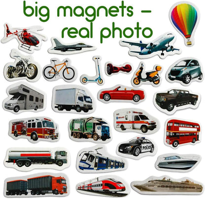 Solar System Fridge Magnets for Kids - Magdum - 22 Realistic Space Magnets for Toddlers - Real Refrigerator Magnets - Planets for Kids – Magnetic Universe - Science Toys for Children - Astronomy Gifts