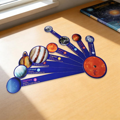 Solar System Model Cards Science Toys Educational Science Kits Solar System Project Kit Preschool Flash Cards Science Toys for Kids