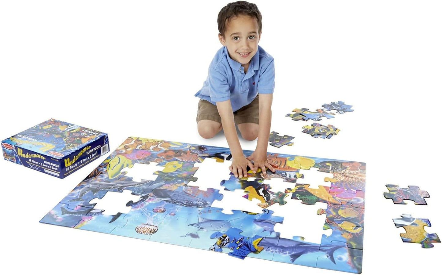 Melissa & Doug Underwater Floor Puzzle - 48 Pieces