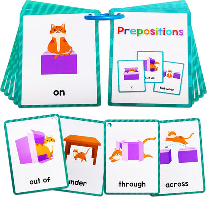 Learning Flashcards Number, 28 Different Number Educational Cards, Social Learning Card for Kids