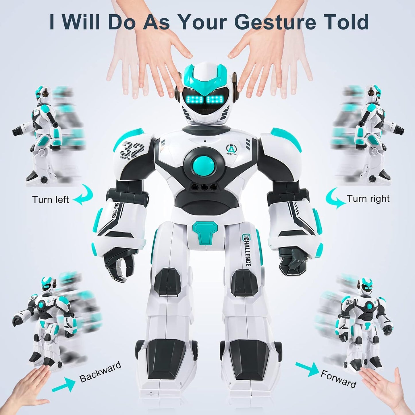 HPROMOT 5-in-1 STEM Robot Building Kit for Kids Ages 6-16, Remote & App Controlled, Rechargeable Engineering Learning DIY Coding Toy, Educational Building Blocks Gift for Girls & Boys (603 PCS)