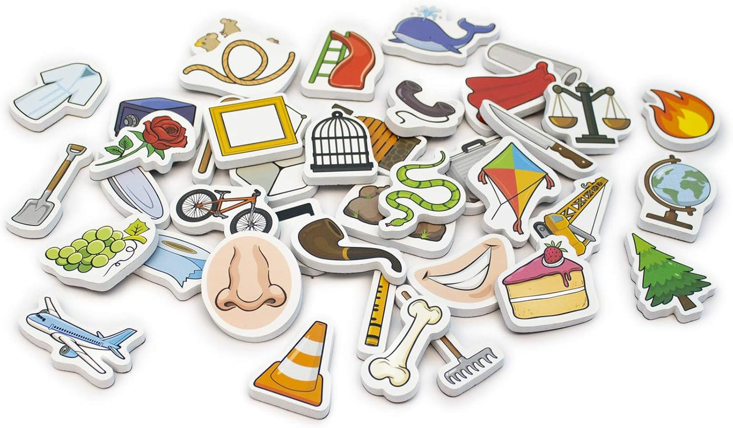 Junior Learning Magic-E Objects - Magnetic Learning Foam Objects, Multi Small