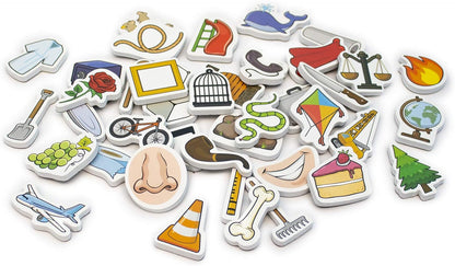 Junior Learning Magic-E Objects - Magnetic Learning Foam Objects, Multi Small