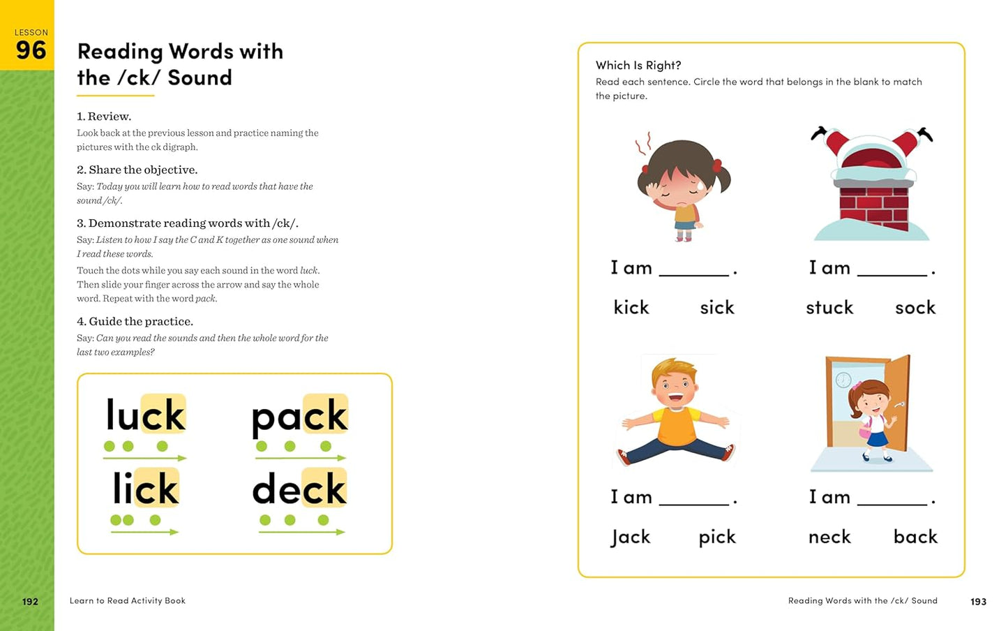 Learn to Read Activity Book: 101 Fun Phonics Lessons to Teach Your Child to Read (Phonics Makes Readers)