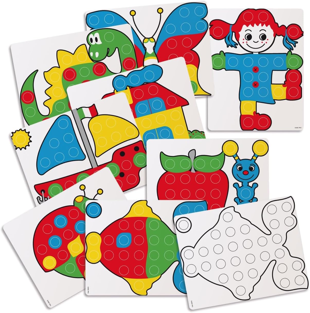 Quercetti Fantacolor Junior Mosaic Pegboard Set