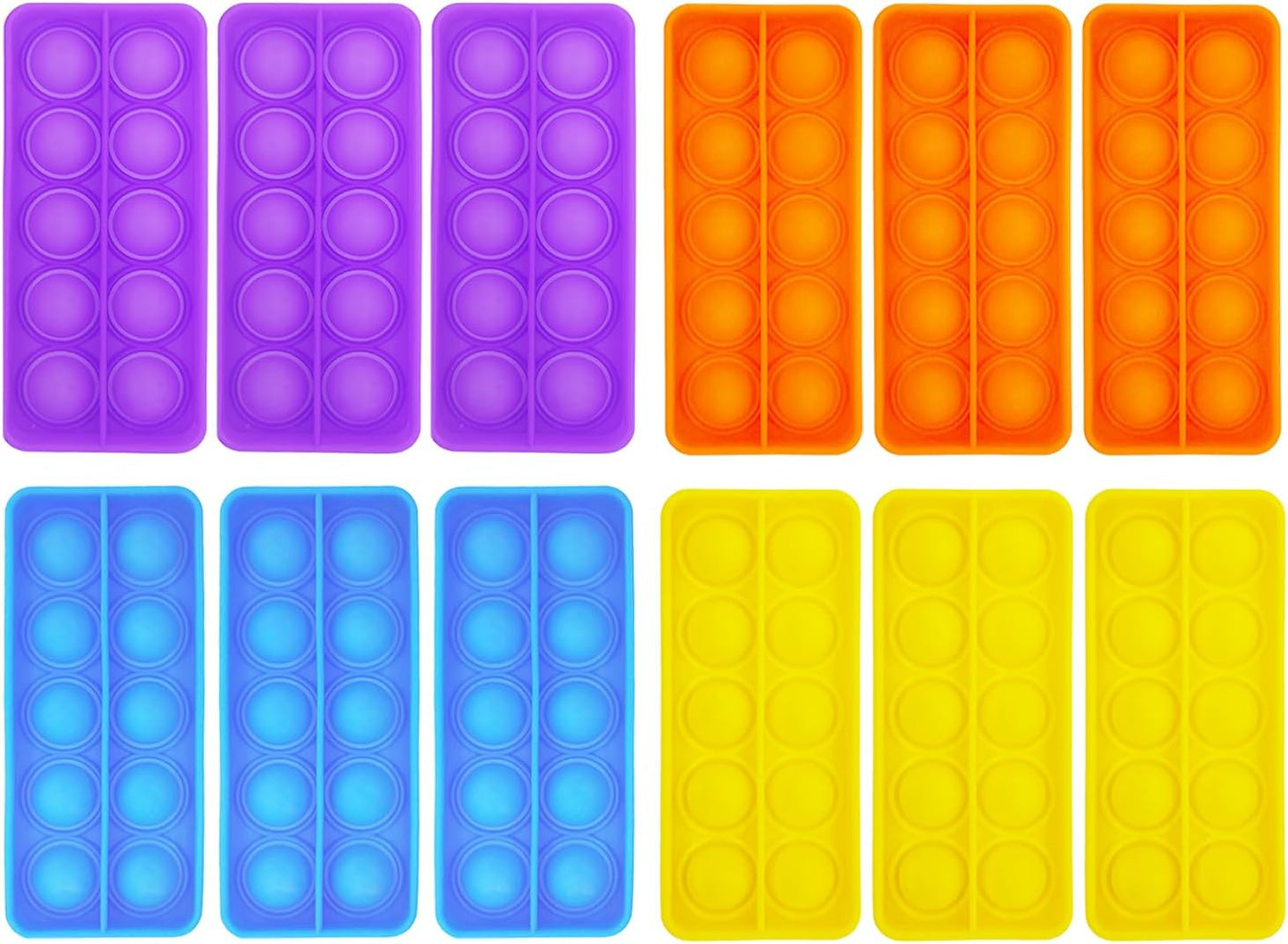 Ten Frame Popper, Math Fidget Sensory Counting Toys, Educational Toy for Kids Classroom Group Learning Activities(Pack of 12)