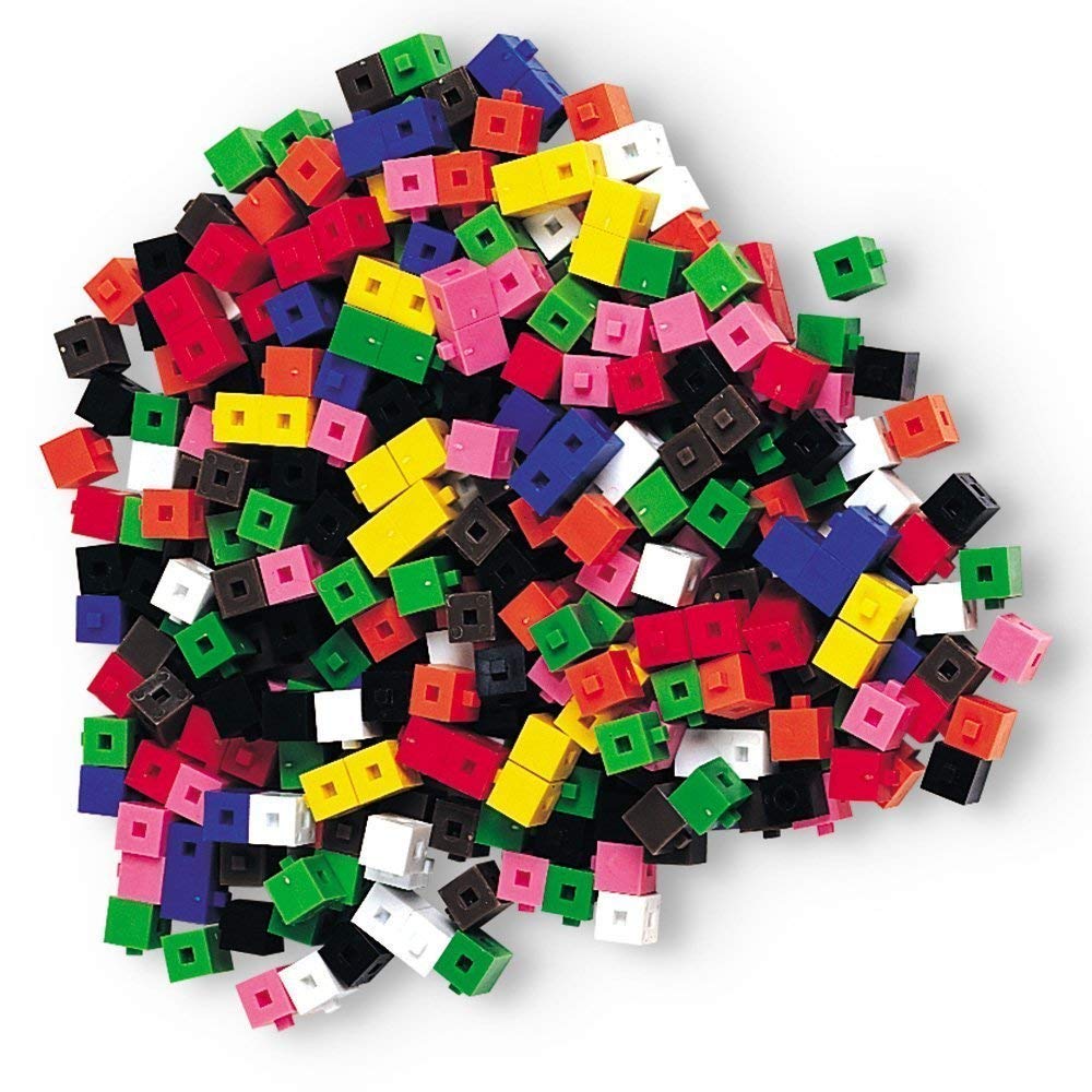 hand2mind Centimeter Cubes, Plastic Cubes, Connecting Cubes, Math Manipulatives, Counting Cubes for Kids Math, Math Cubes, Math Counters, Elementary Teacher Must Haves (Set of 500)