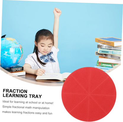 Homoyoyo 1 Set Eva Fraction Circles Early Educational Plaything for Students Lightweight Teaching for Understanding Fraction Relationships and Numbers