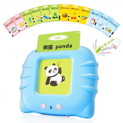 TimingSXD 161 Cards Spanish Flash Cards for Kids,Bilingual Flash Cards for Toddler/Beginning - ABC,Numbers,Colors,Shapes Español/English Talking Flash Cards for Preschool,Kindergarten,Ages 1-8