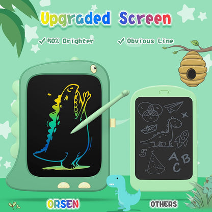 ORSEN 8.5 Inch Doodle Board Drawing Tablet - Dinosaur Toy Gift for Kids 3-7 Years Old