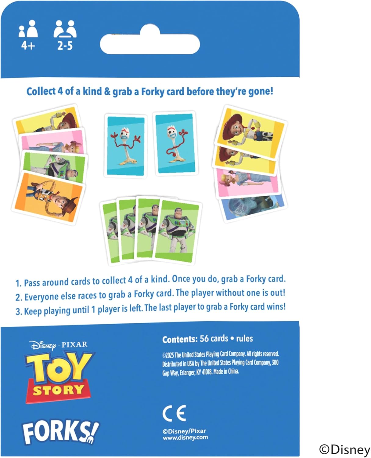 Bicycle Disney and Pixar 3-in-1 Card Games, Old Maid, Go Fish & Memory, Featuring Toy Story, Finding Nemo & Inside Out Characters, Kids Card Games Ages 4+, Family Games for 2-6 Players